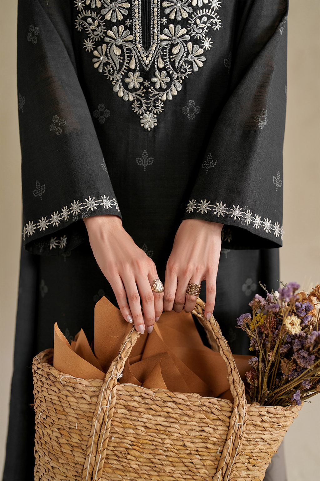 UE-591 Printed Khaddar