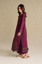 UE-579 Embroidered Khaddar - Iznik