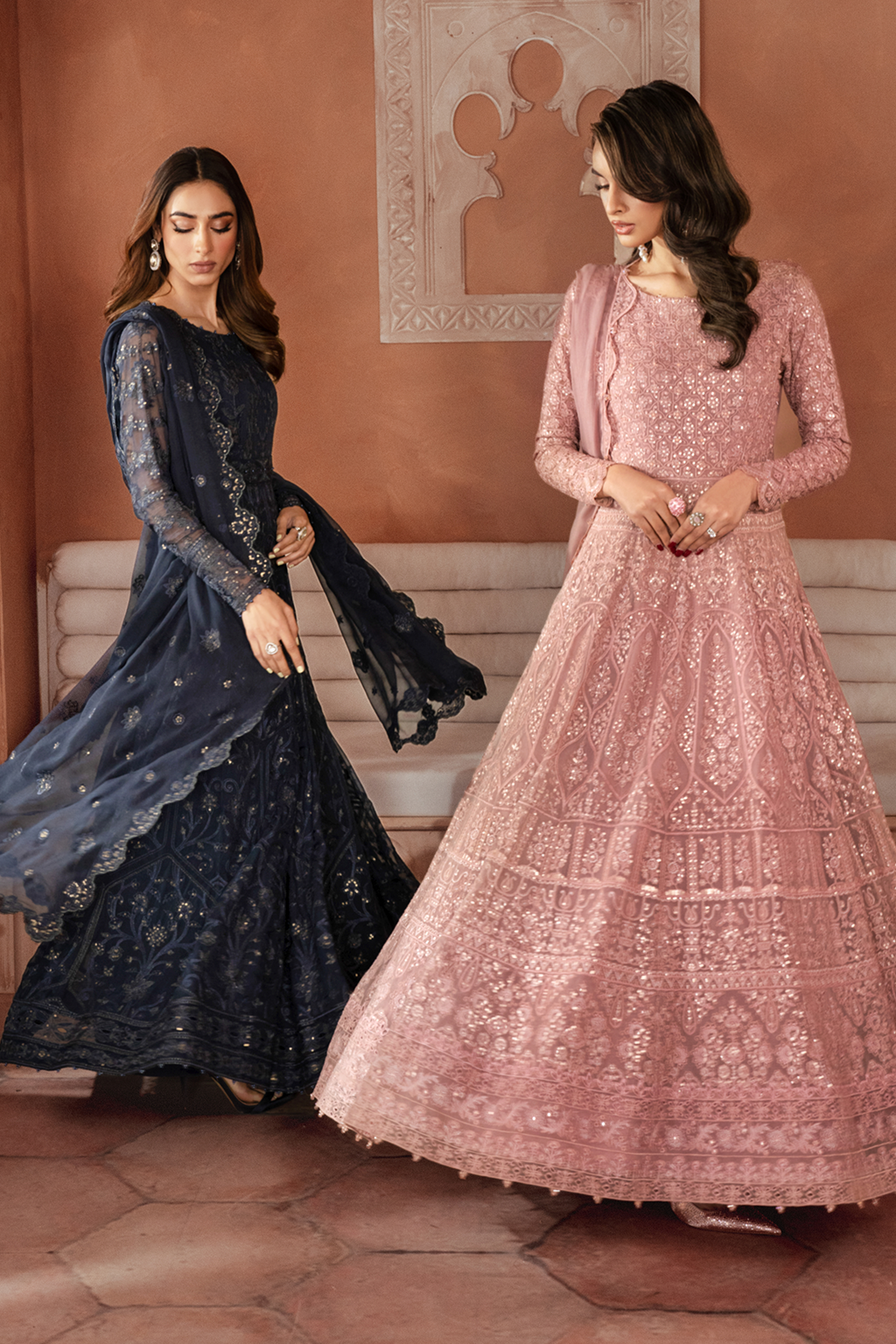 ICK-04 Embroidered Chiffon - Iznik Global