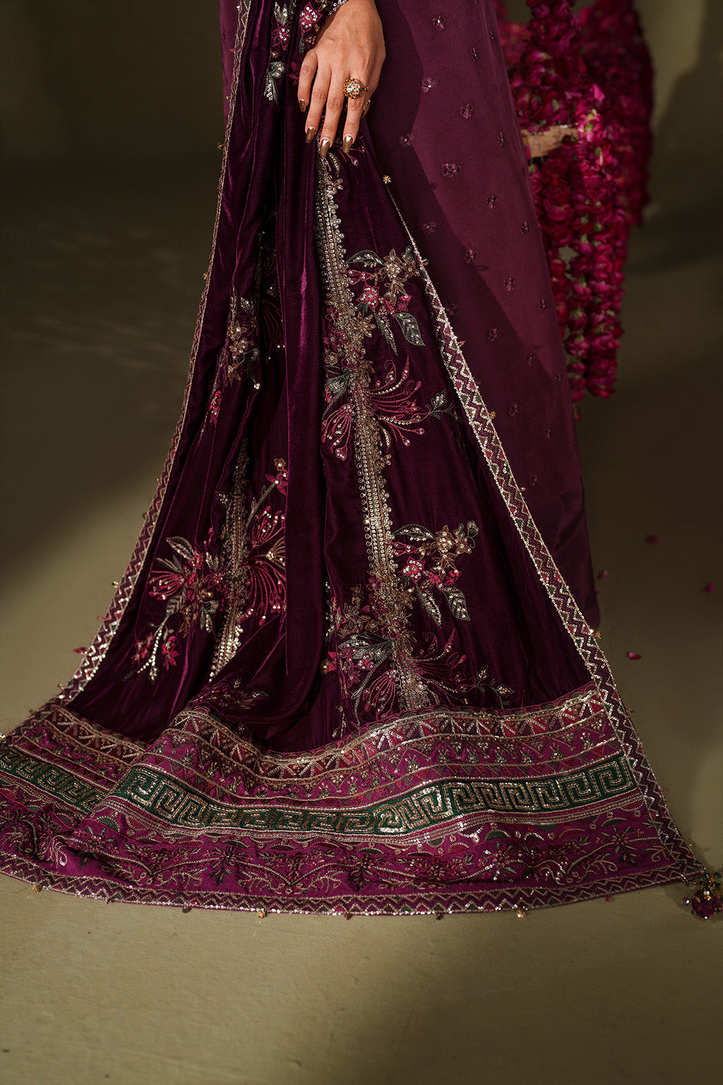 IV-68  Embroidered Velvet