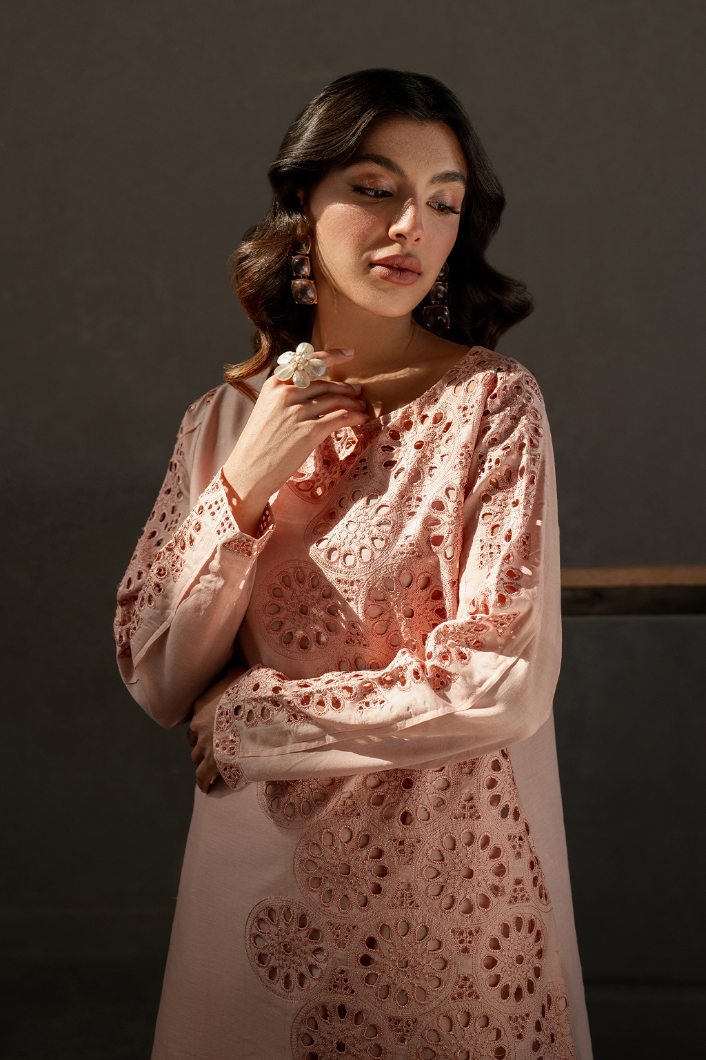 IP-269 Embroidered Lawn - Iznik