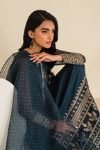 IP-276  Embroidered Chiffon - Iznik