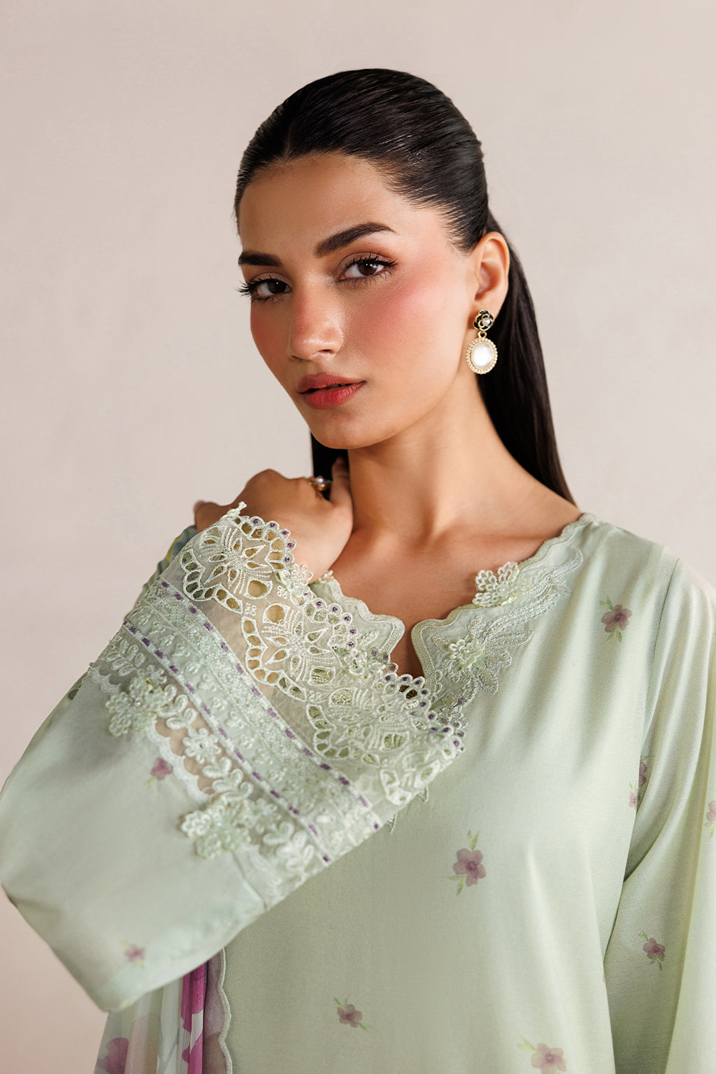 IBE-06 Embroidered Lawn Secondary image