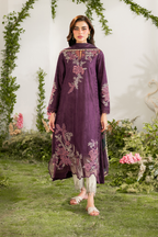 Embroidered Lawn dress - Iznik