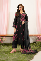 Embroidered Lawn dress - Iznik