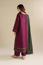 UE-579 Embroidered Khaddar - Iznik