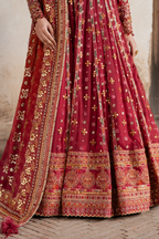 ILC-07 Embroidered Printed Silk (frock)