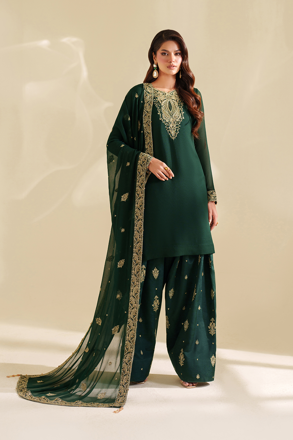 CC-75 Embroidered Chiffon