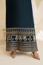 IP-276  Embroidered Chiffon - Iznik