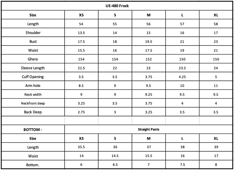 Size Chart Image