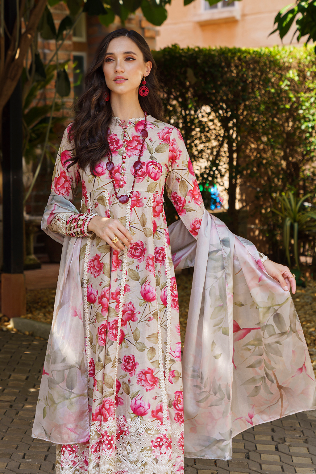 UE-210 Printed Lawn - Iznik