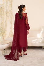 UE-438 Embroidered Pure Organza - Iznik