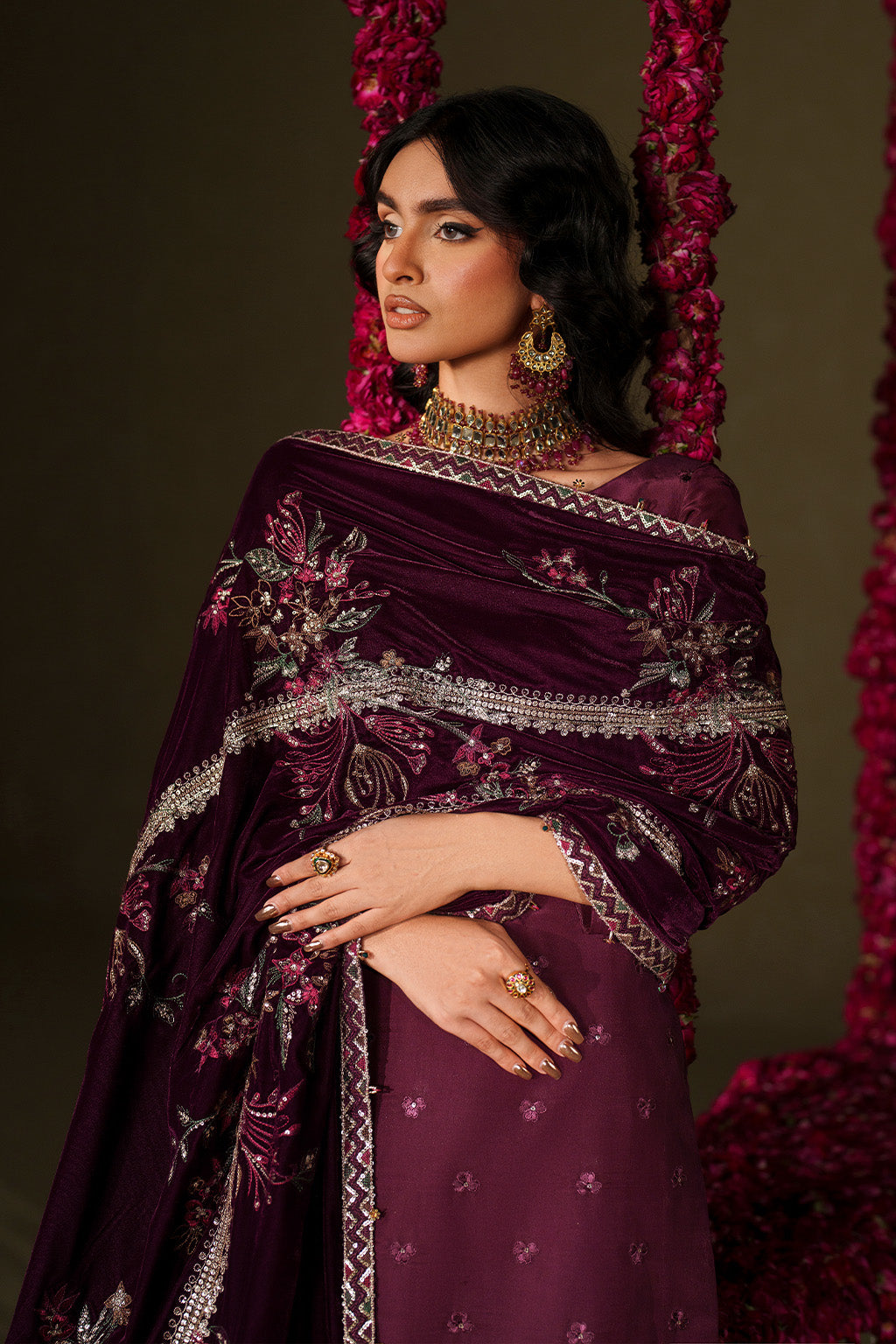 IV-68  Embroidered Velvet