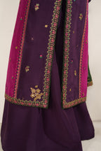 UE-611  Embroidered  Ramen Silk