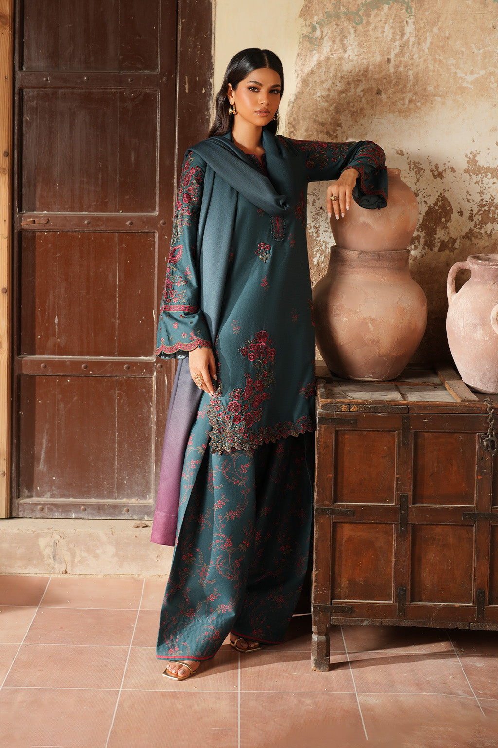 IPF-01 Embroidered Printed Linen