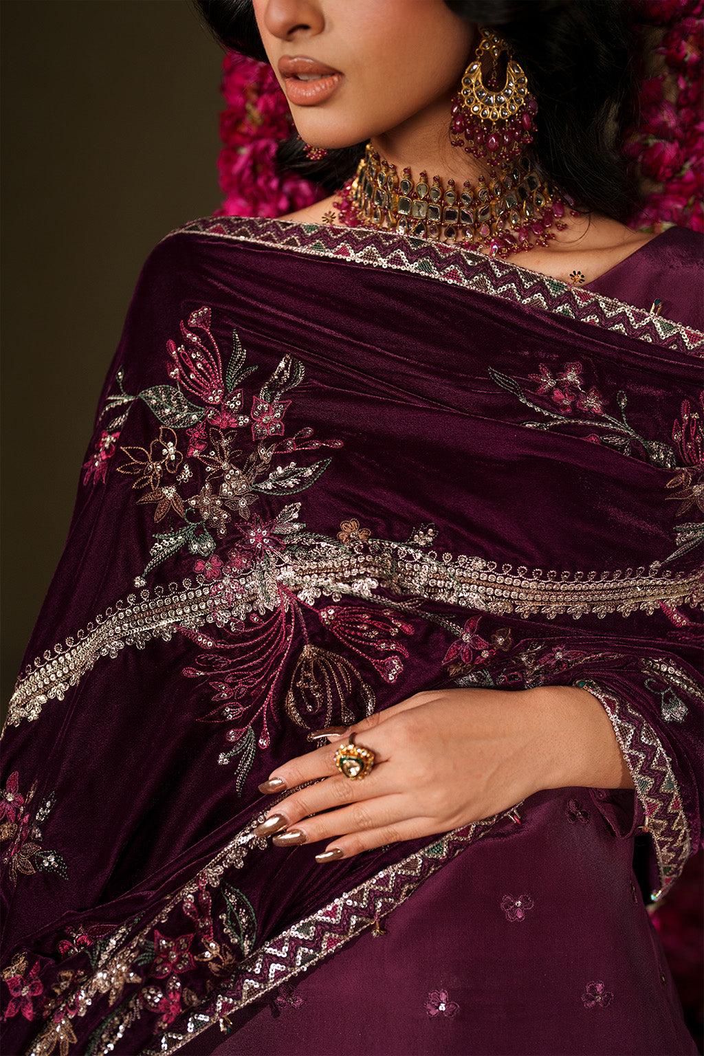 IV-68  Embroidered Velvet