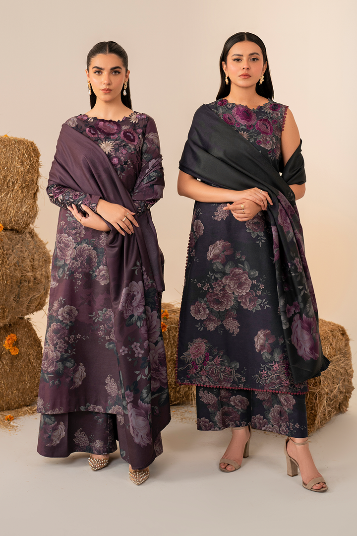 UE-353 Printed Khaddar - Iznik