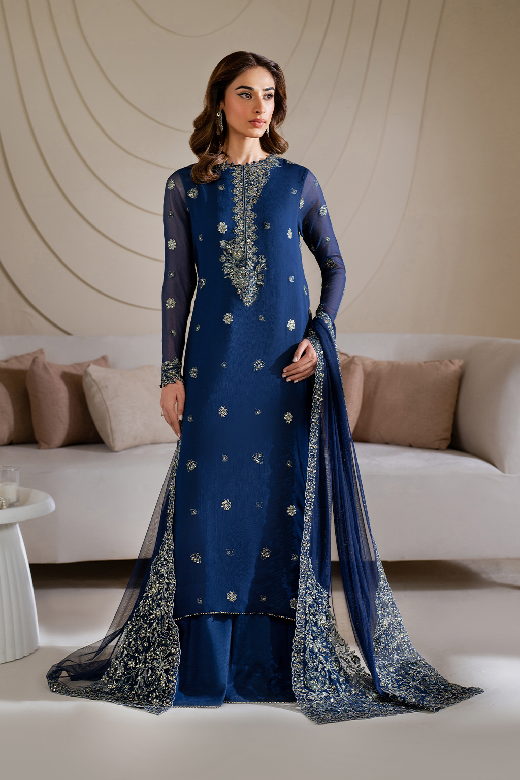 CC-60  Embroidered Net