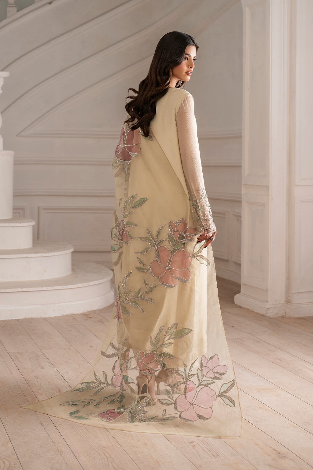 UE-413  Embroidered Chiffon