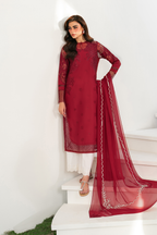 Embroidered Lawn dress - Iznik