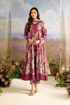 UE-457  Embroidered Printed Lawn - Iznik