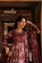 UE-533 Printed Chiffon - Iznik