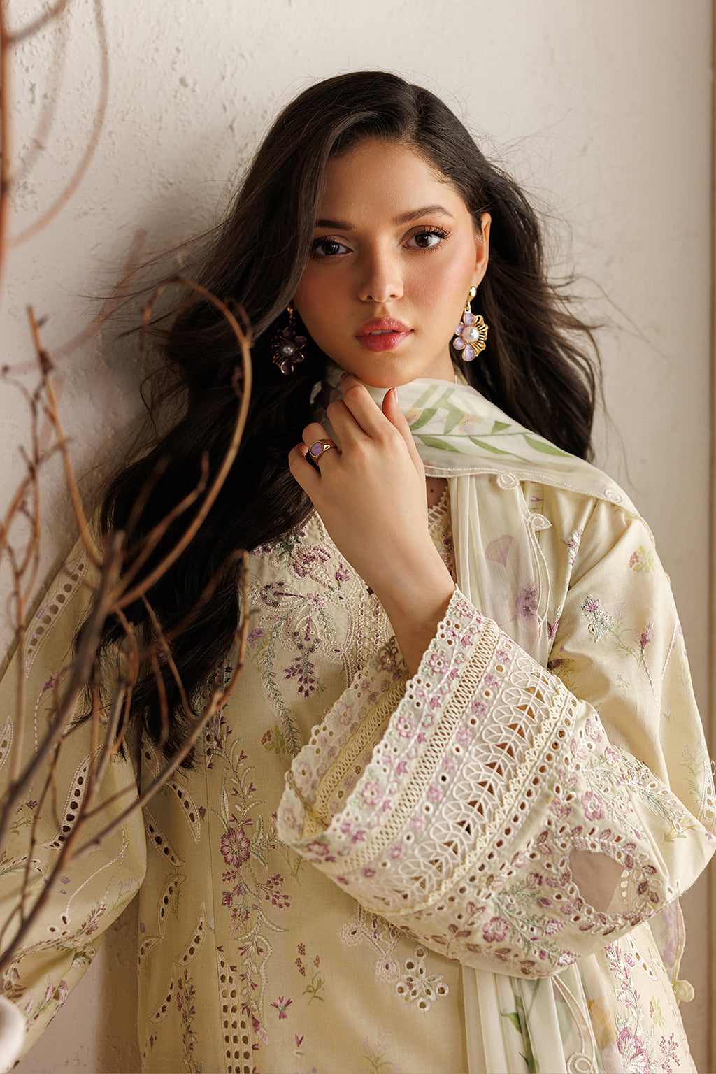 IBE-08 Embroidered Lawn Secondary image