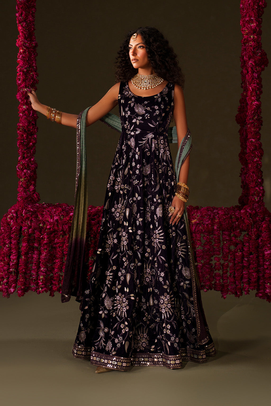 IV-67  Embroidered Velvet