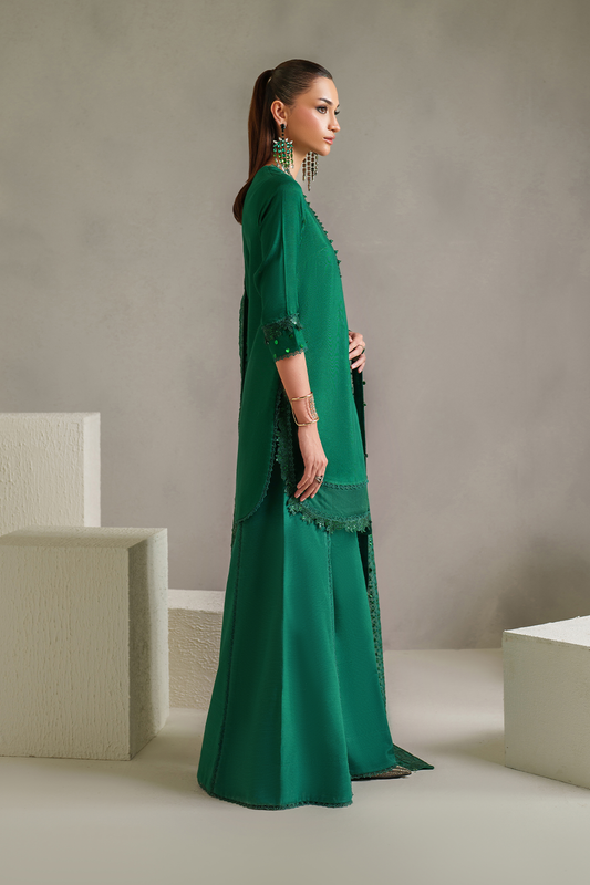 IP-337 Embroidered Rawsilk - Iznik