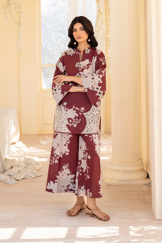 IP-301 Printed Lawn - Iznik