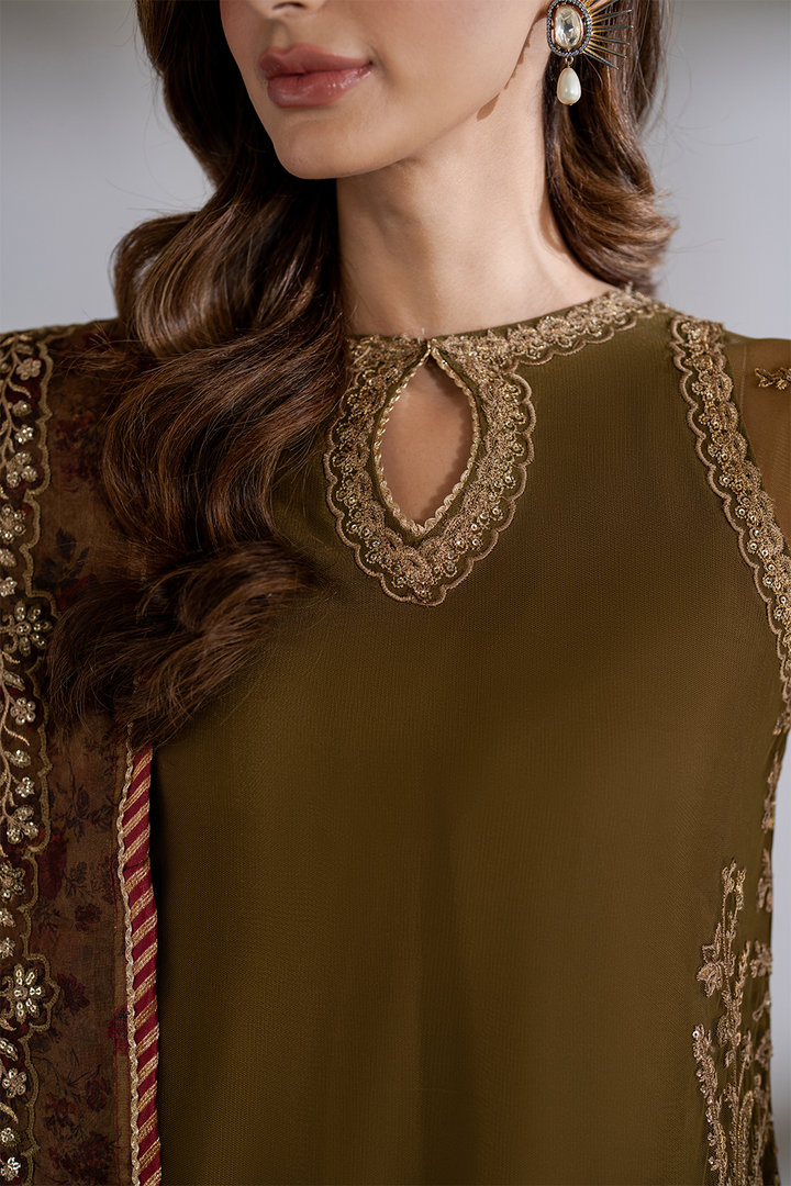 CC-66 Embroidered Net - Iznik