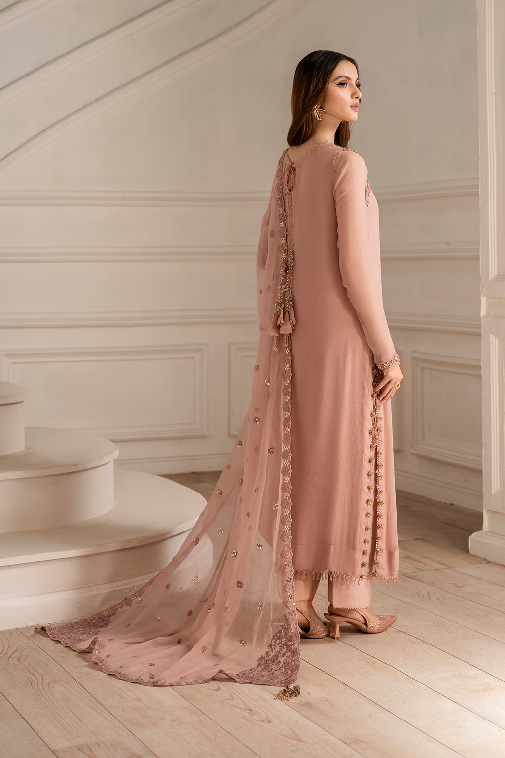 UE-479 Embroidered Chiffon - Iznik