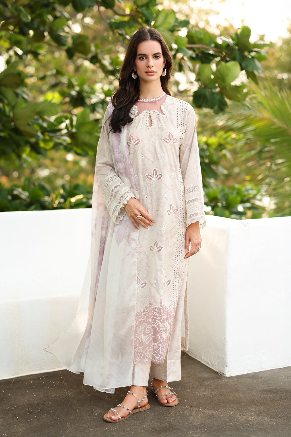 SS-01 Embroidered Lawn