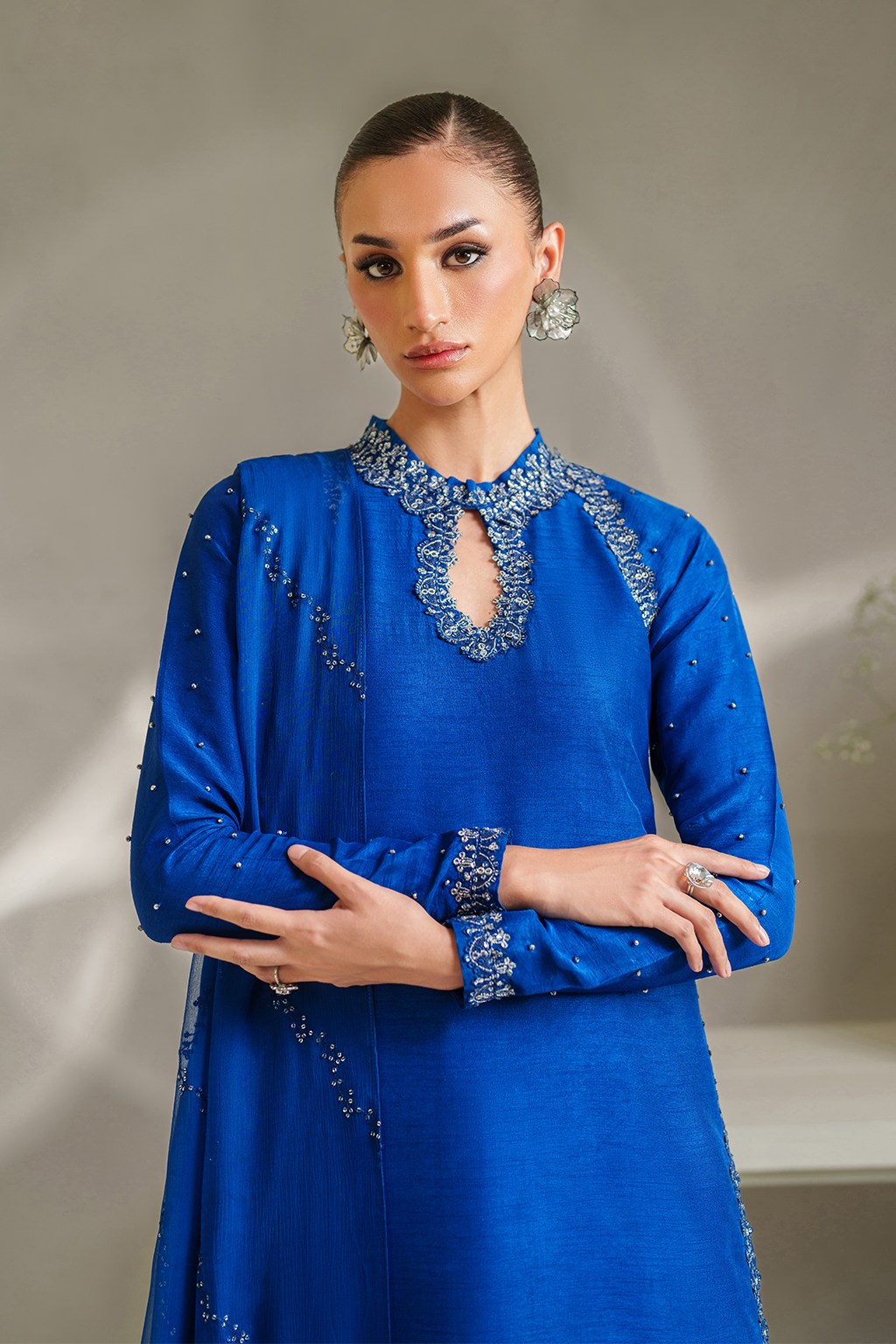 IP-336 Embroidered Rawsilk Secondary image