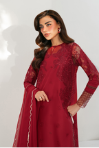 Embroidered Lawn dress - Iznik