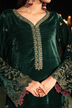 IV-48 Embroidered Velvet - Iznik