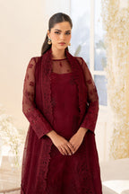 UE-438 Embroidered Pure Organza - Iznik