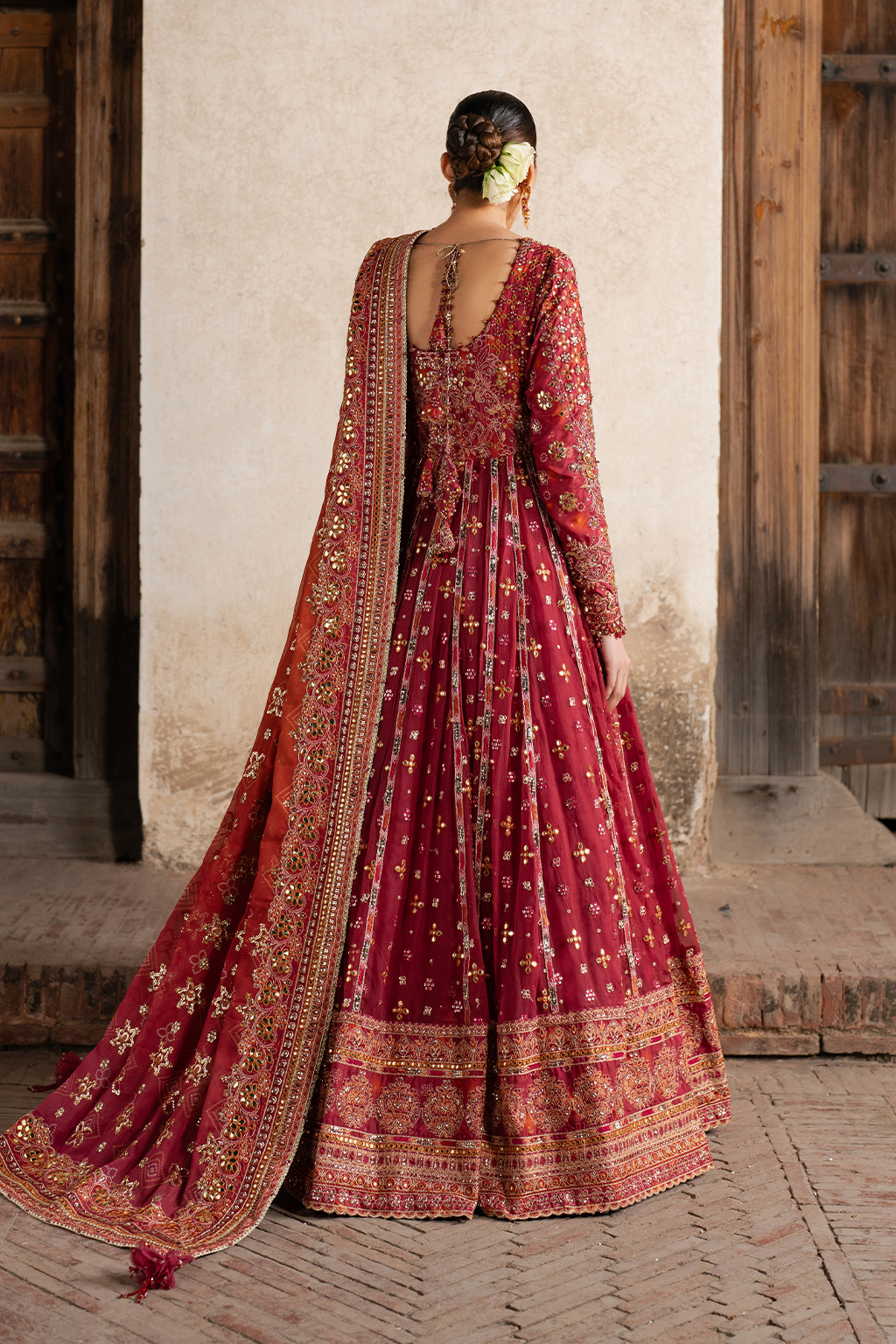 ILC-07 Embroidered Printed Silk