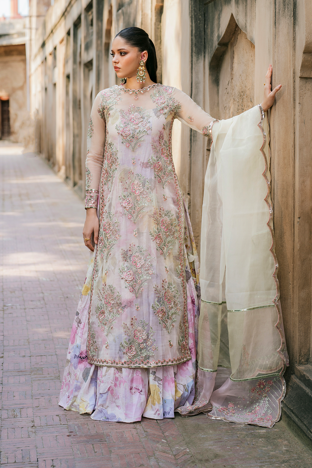 UE-320 Printed Raw Silk - Iznik Main image