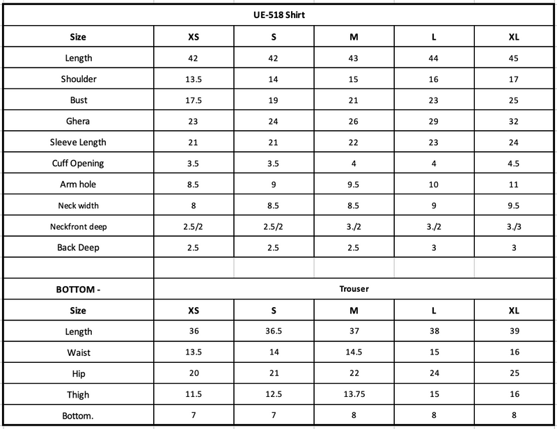 Size Chart Image