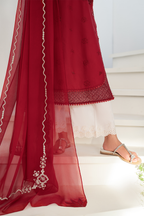 Embroidered Lawn dress - Iznik