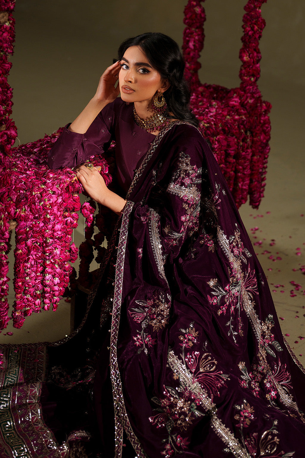 IV-68  Embroidered Velvet