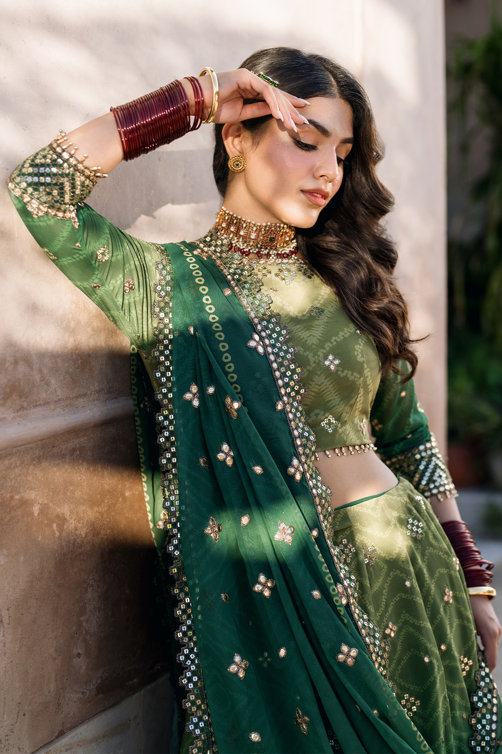 UE-328 Embroidered Chiffon Secondary image