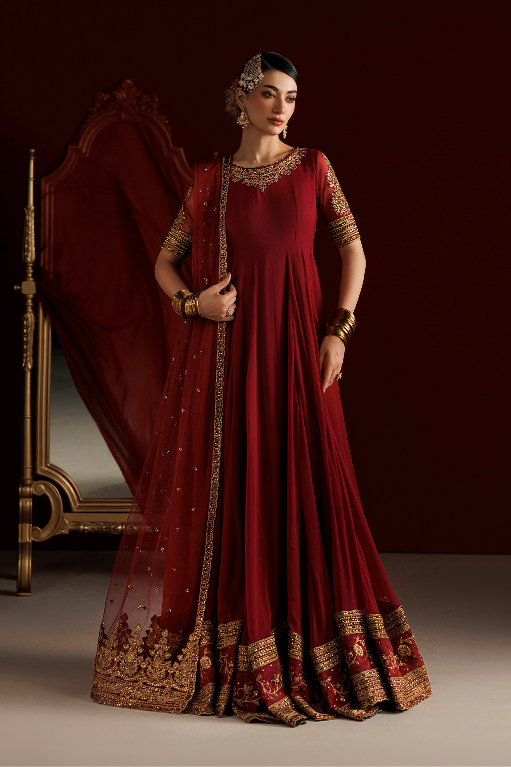 CC-111 Embroidered Chiffon Main image