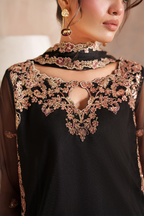 CC-77 Embroidered Net - Iznik