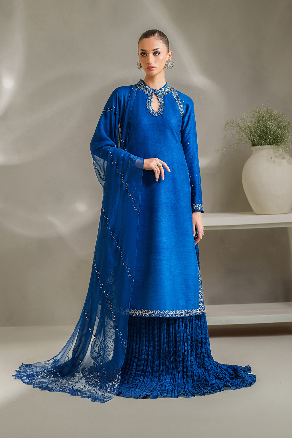 IP-336 Embroidered Rawsilk