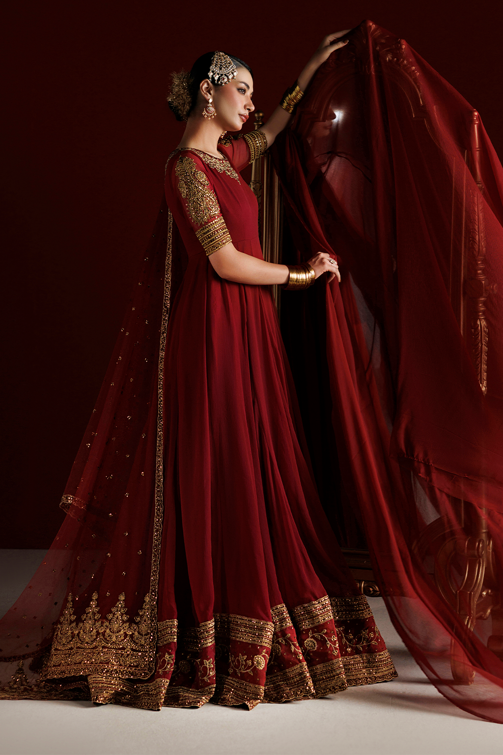 CC-111 Embroidered Chiffon Secondary image