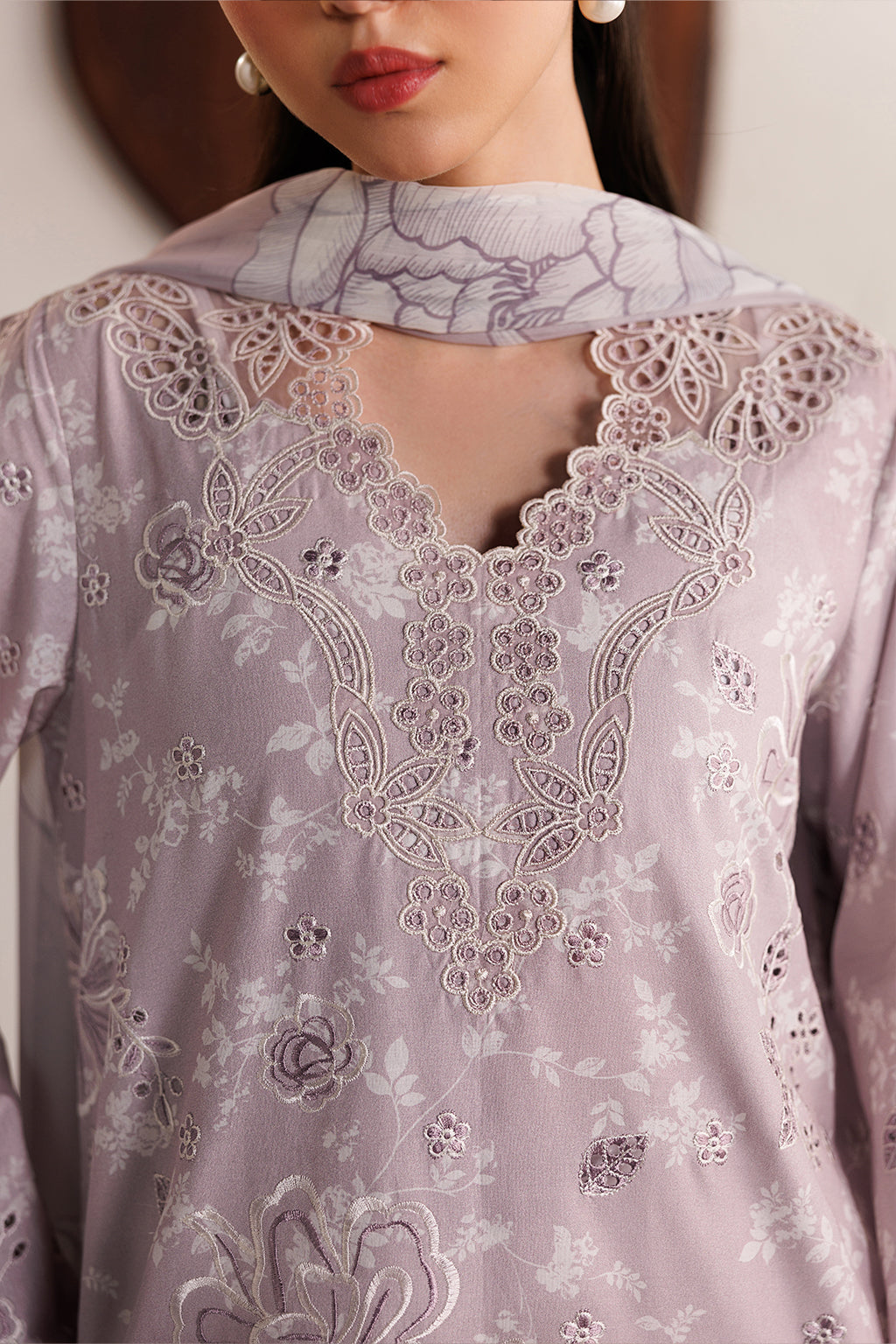 IBE-07 Embroidered Lawn Secondary image