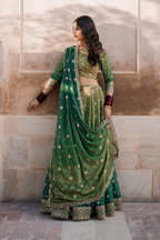 UE-328 Embroidered Chiffon (Choli with Lehnga)