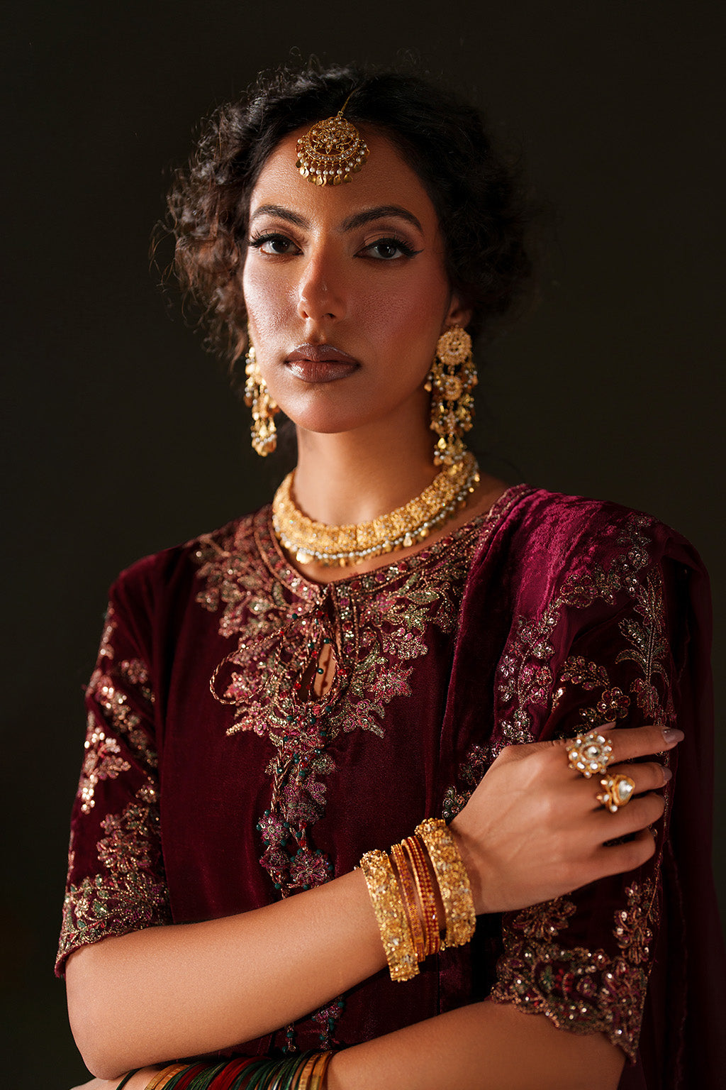 IV-71  Embroidered Velvet